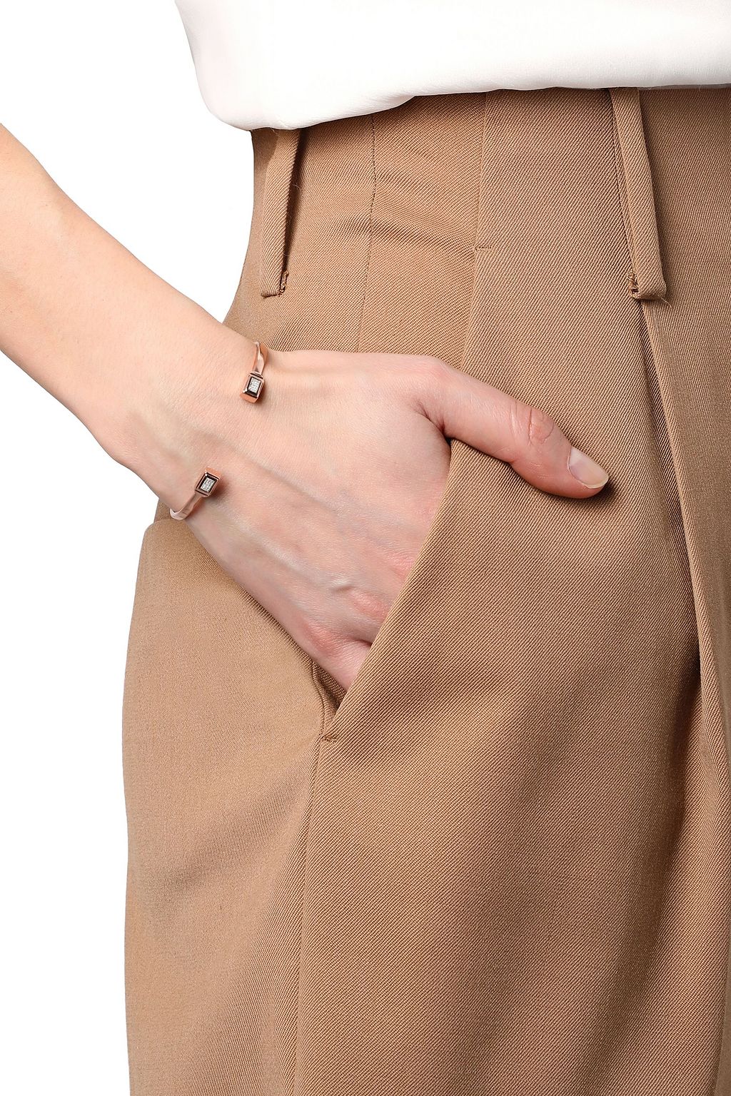 MONICA VINADER 18-karat rose gold vermeil diamond cuff