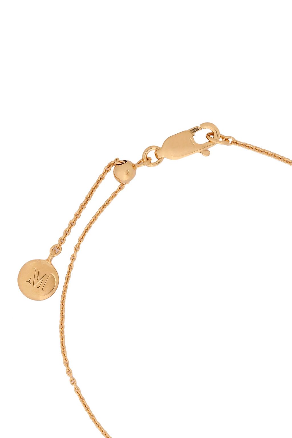 MONICA VINADER 18-karat gold vermeil diamond necklace