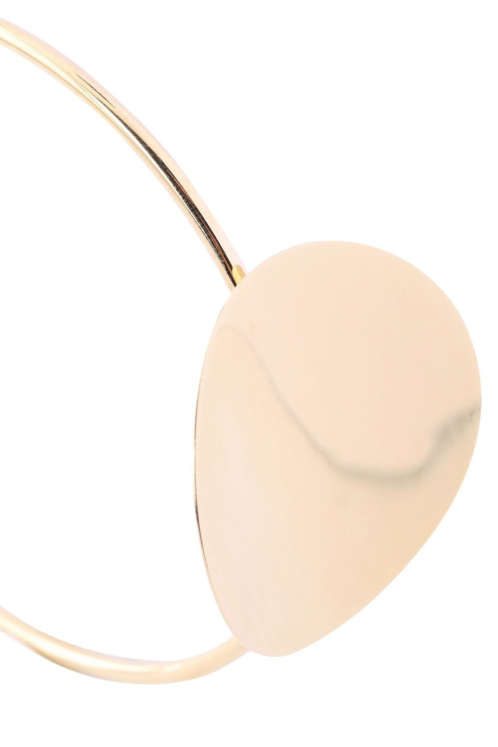 HELENE ZUBELDIA Gold-tone hoop earrings