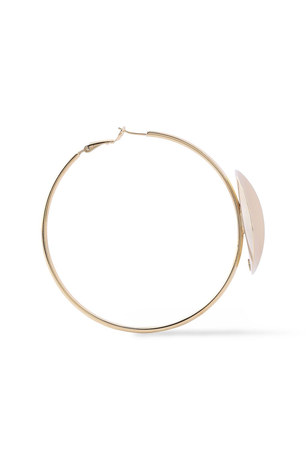 HELENE ZUBELDIA Gold-tone hoop earrings