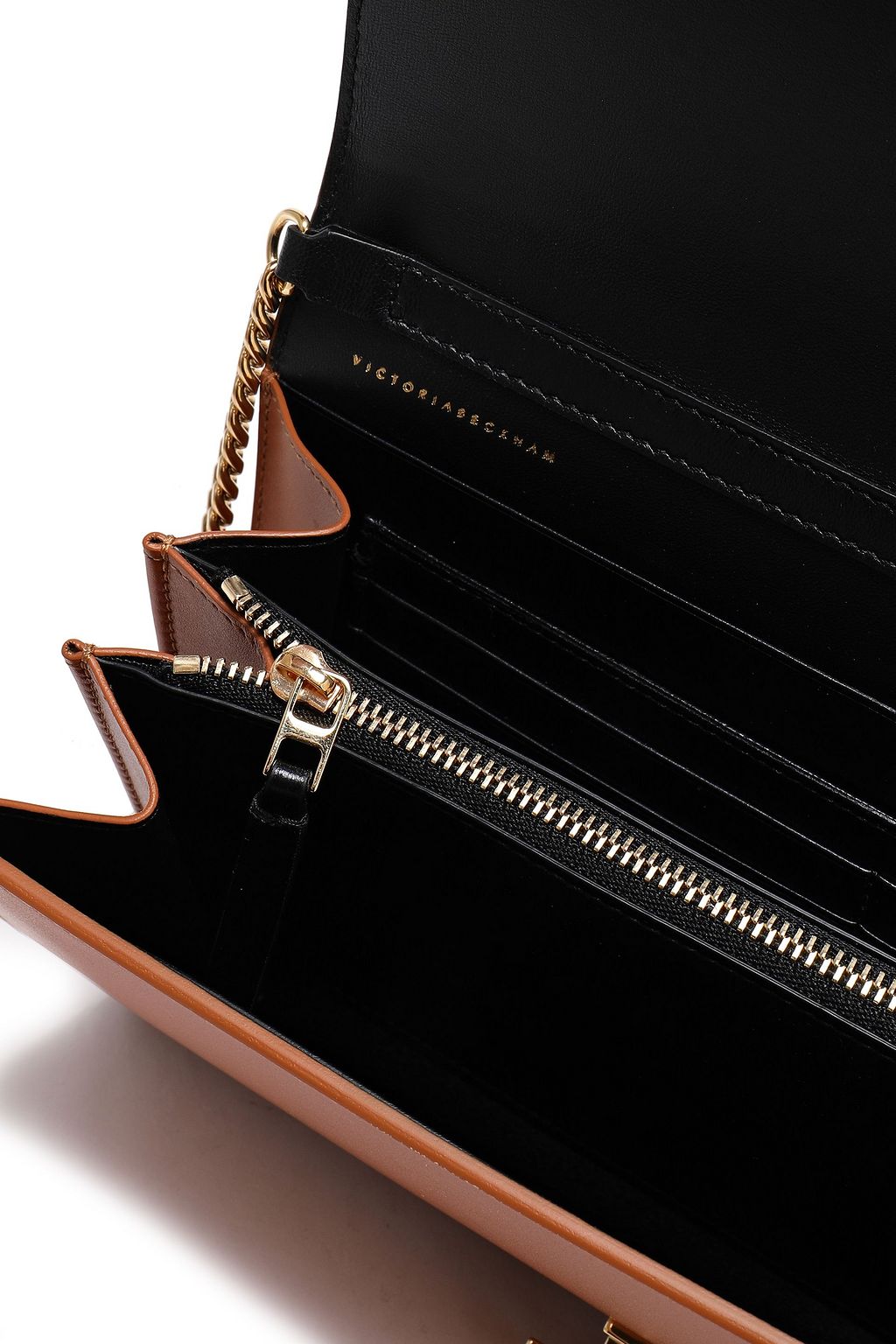VICTORIA BECKHAM Textured-leather shoulder bag