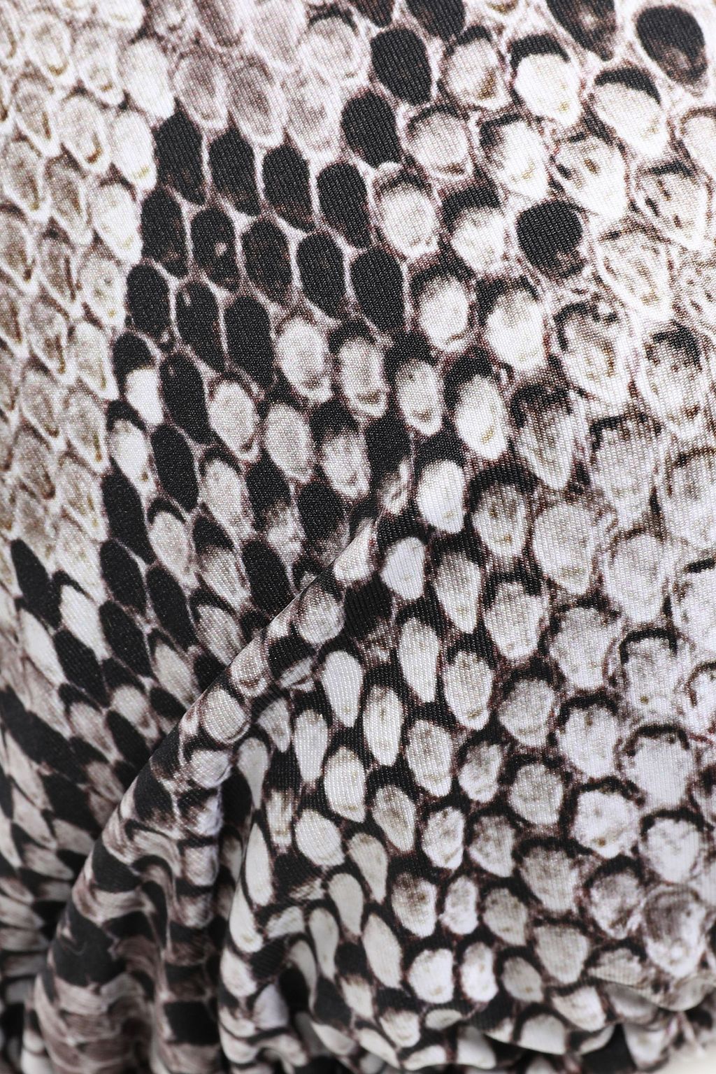ROBERTO CAVALLI Snake-print stretch-jersey triangle bikini top