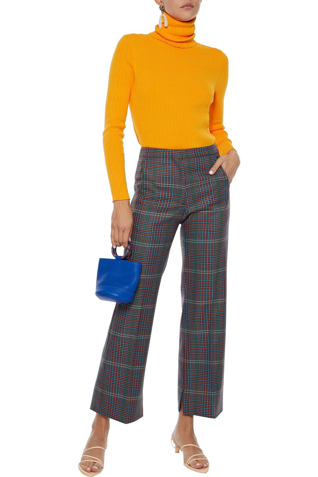 SIMON MILLER Berto ribbed-knit turtleneck sweater