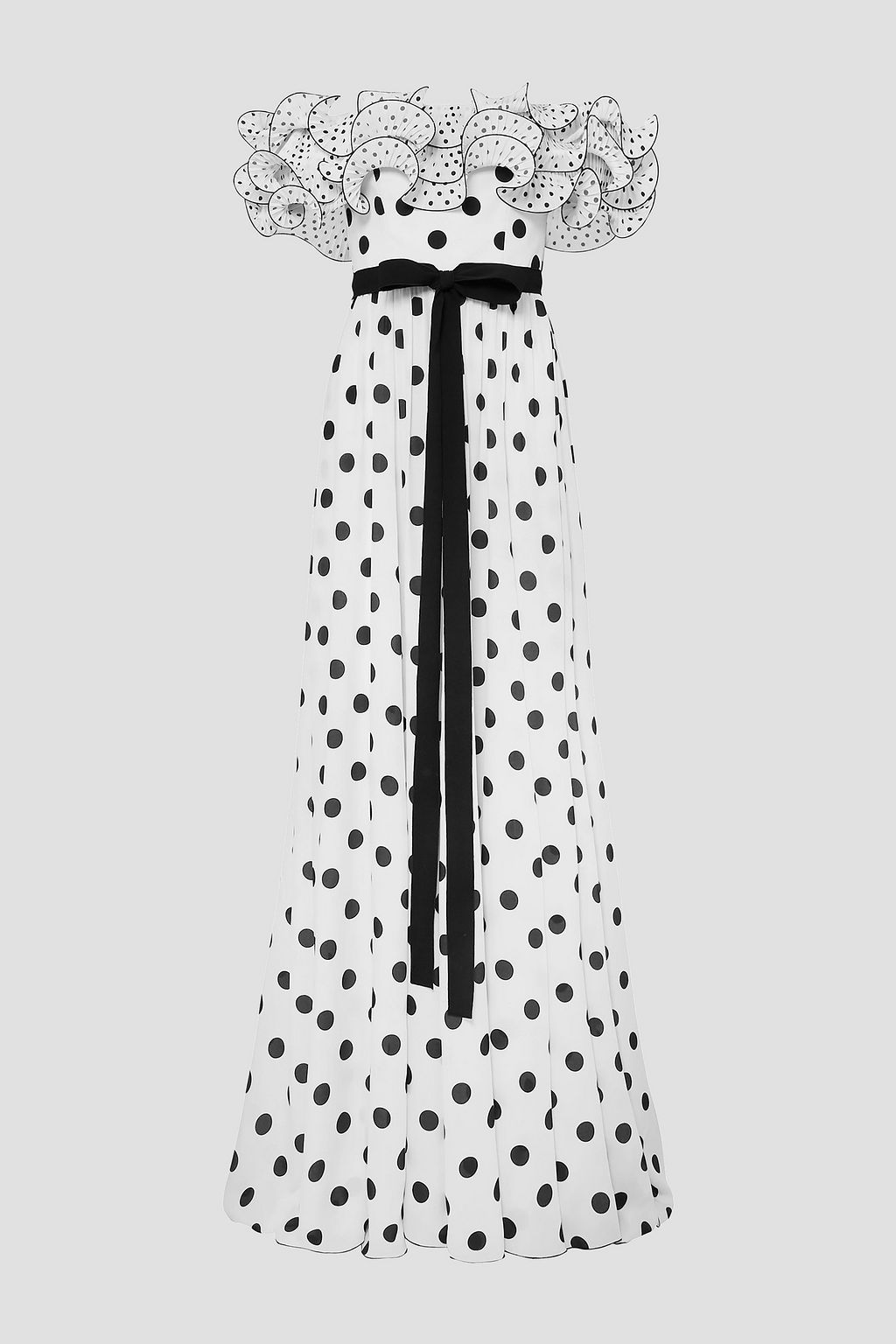 andrew gn polka dot dress