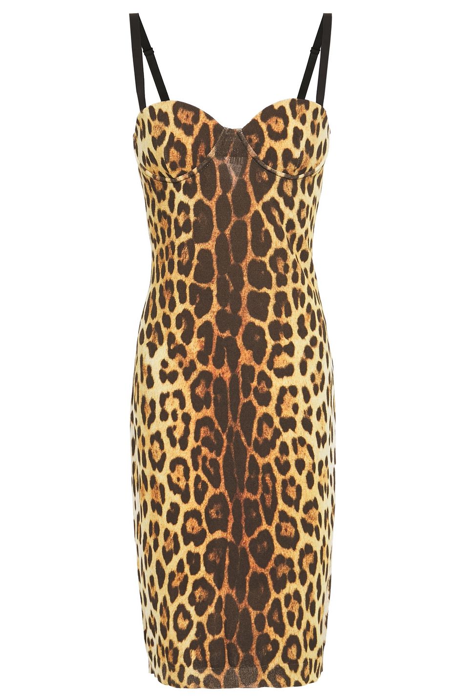 animal print jersey dress