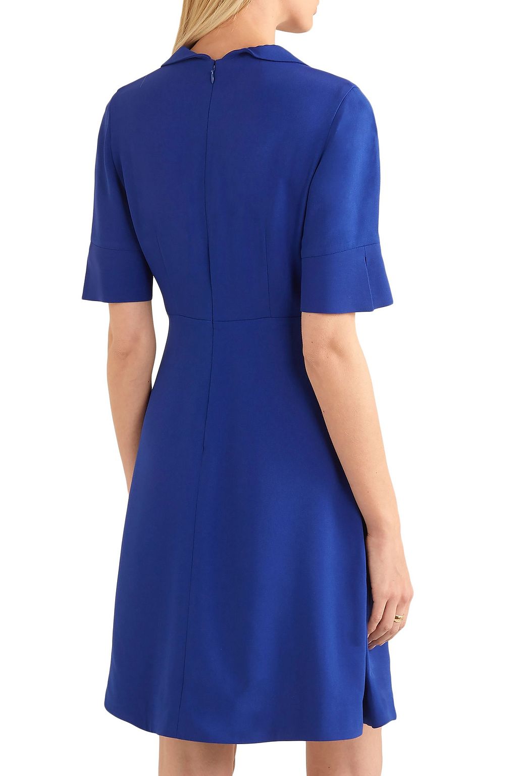 STELLA MCCARTNEY Flared cady mini dress