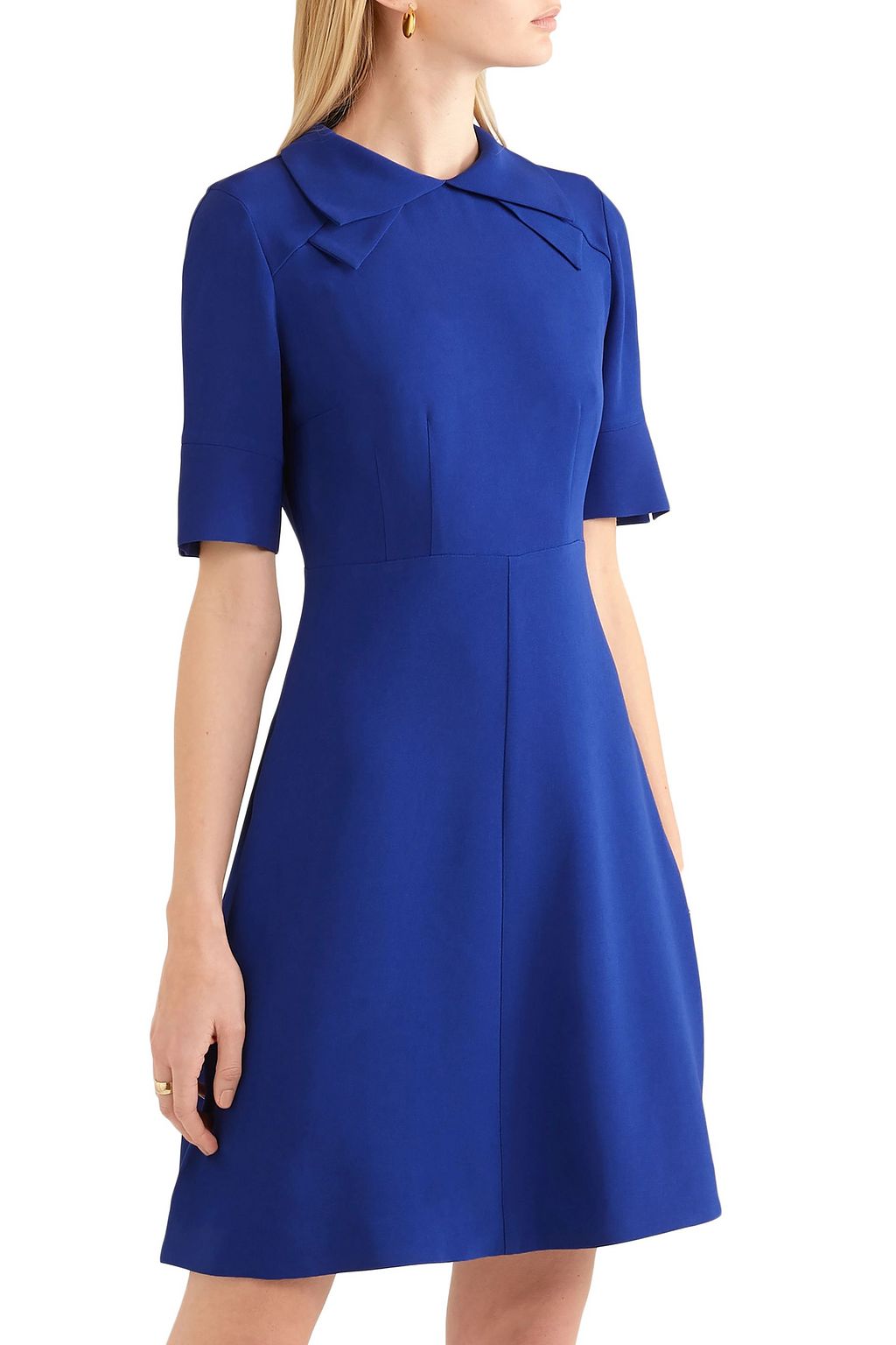 STELLA MCCARTNEY Flared cady mini dress