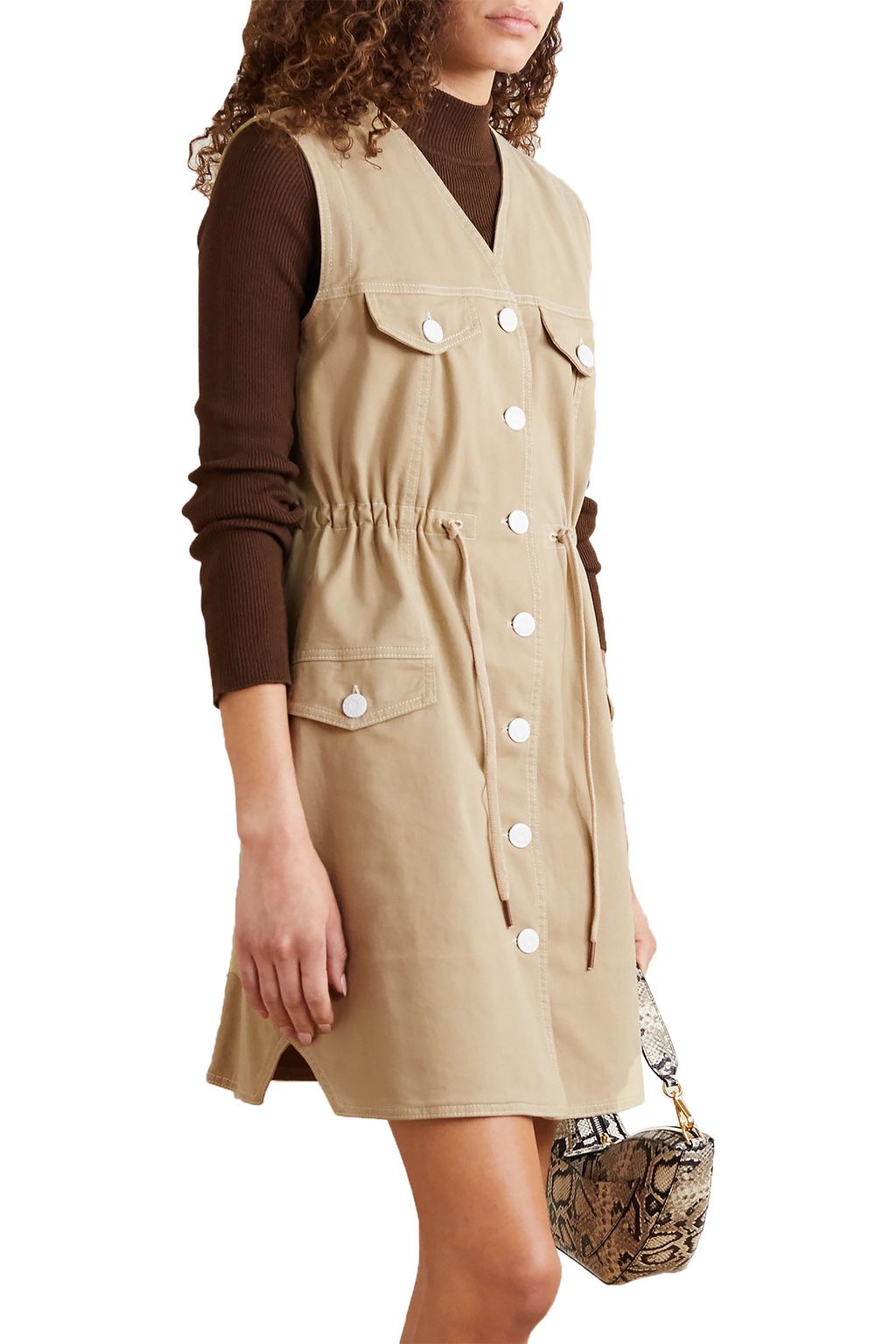 SEE BY CHLOÉ Cotton-blend drill mini dress