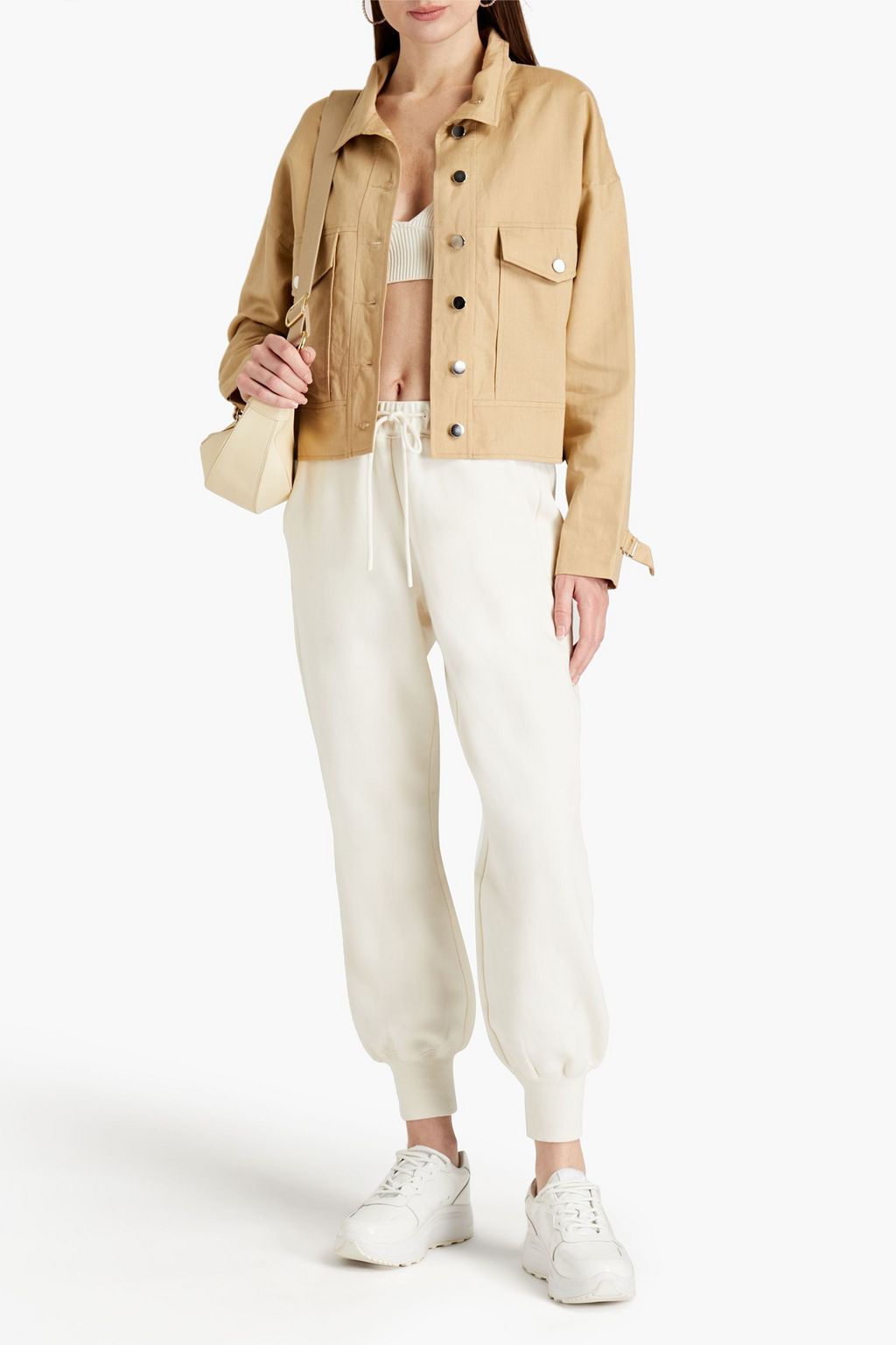 THE RANGE Linen and cotton-blend twill jacket
