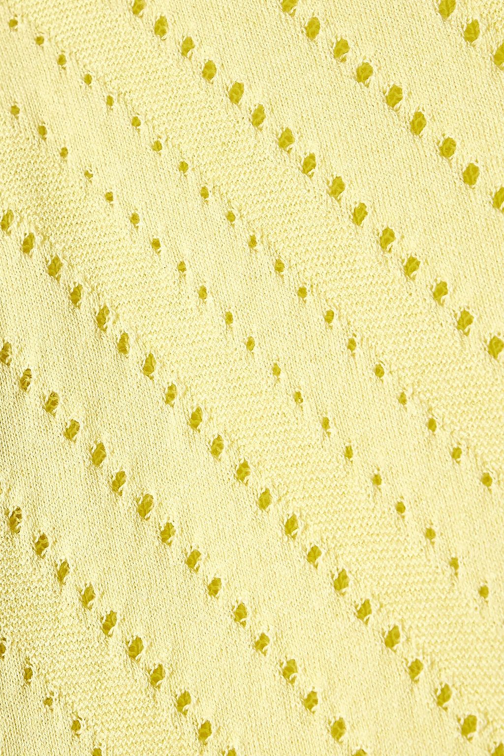 SEE BY CHLOÉ Pointelle-knit cotton and alpaca-blend sweater