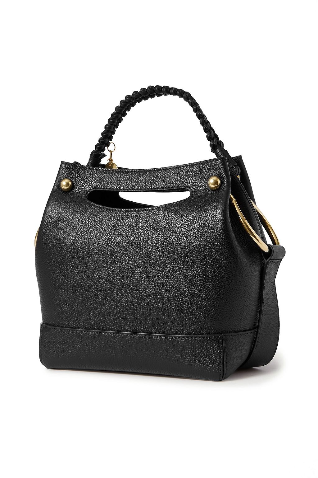 SEE BY CHLOÉ Maddy small pebbled-leather bucket bag