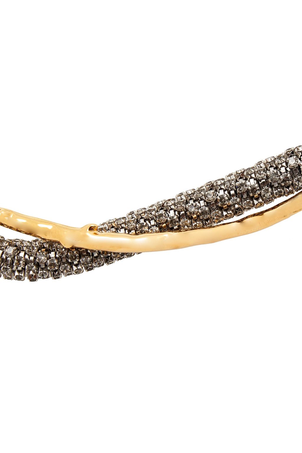 CHLOÉ Daria gold-tone crystal choker