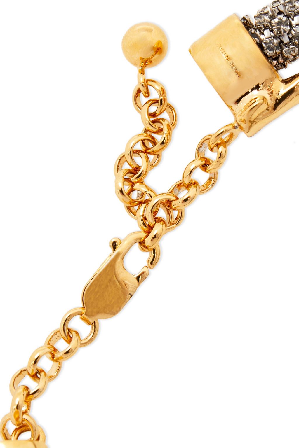 CHLOÉ Daria gold-tone crystal choker