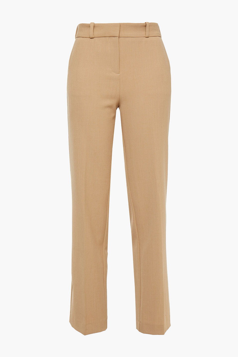 maje - stretch-crepe straight-leg pants - neutral - fr 34