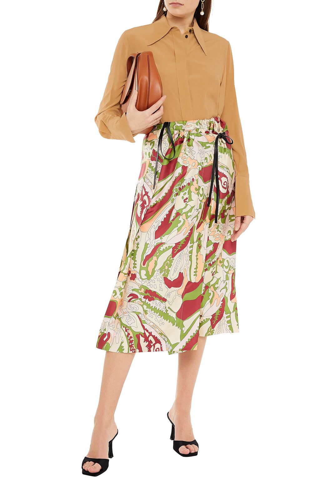 VICTORIA BECKHAM Silk crepe de chine shirt