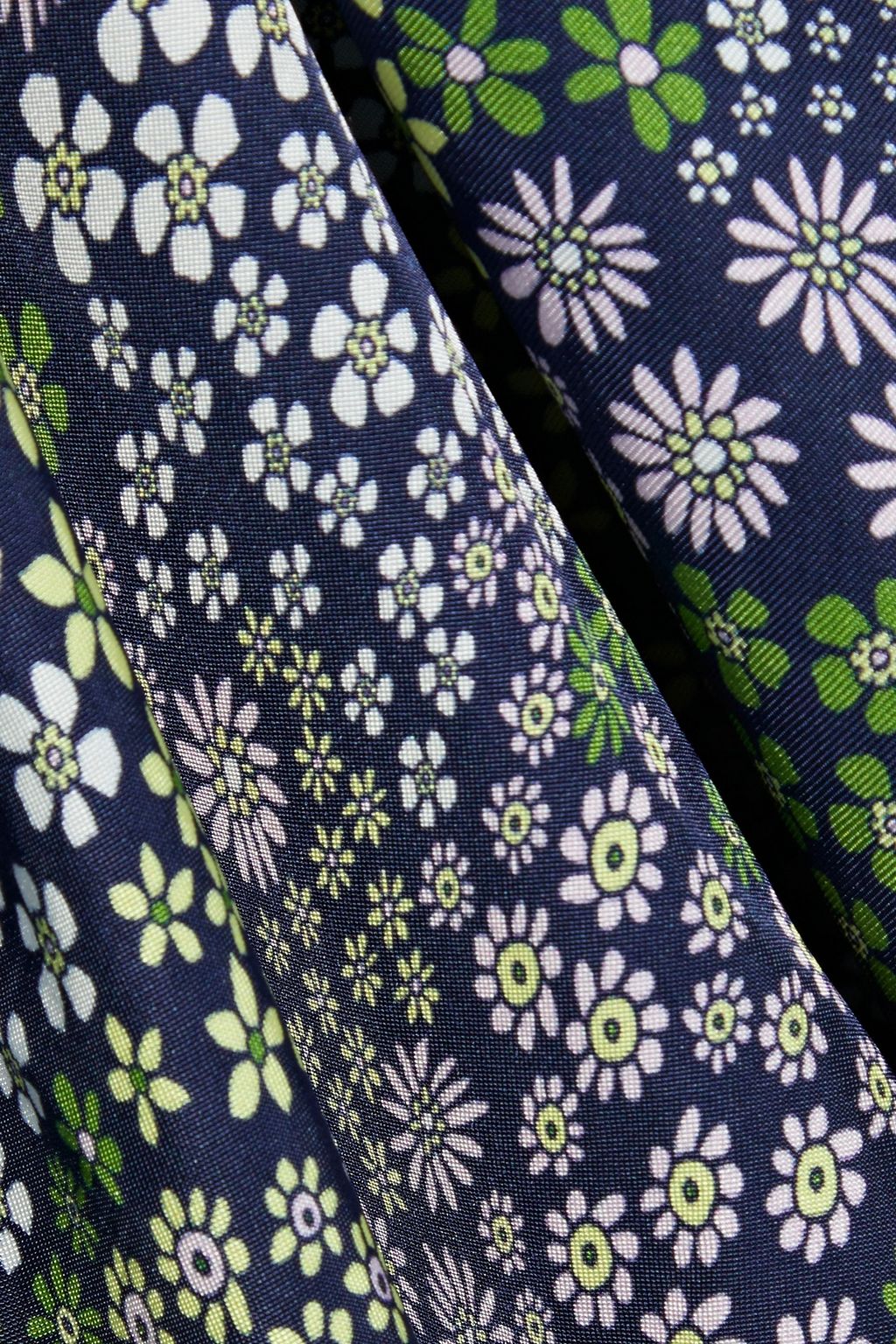 SEE BY CHLOÉ Gathered floral-print satin-twill mini dress