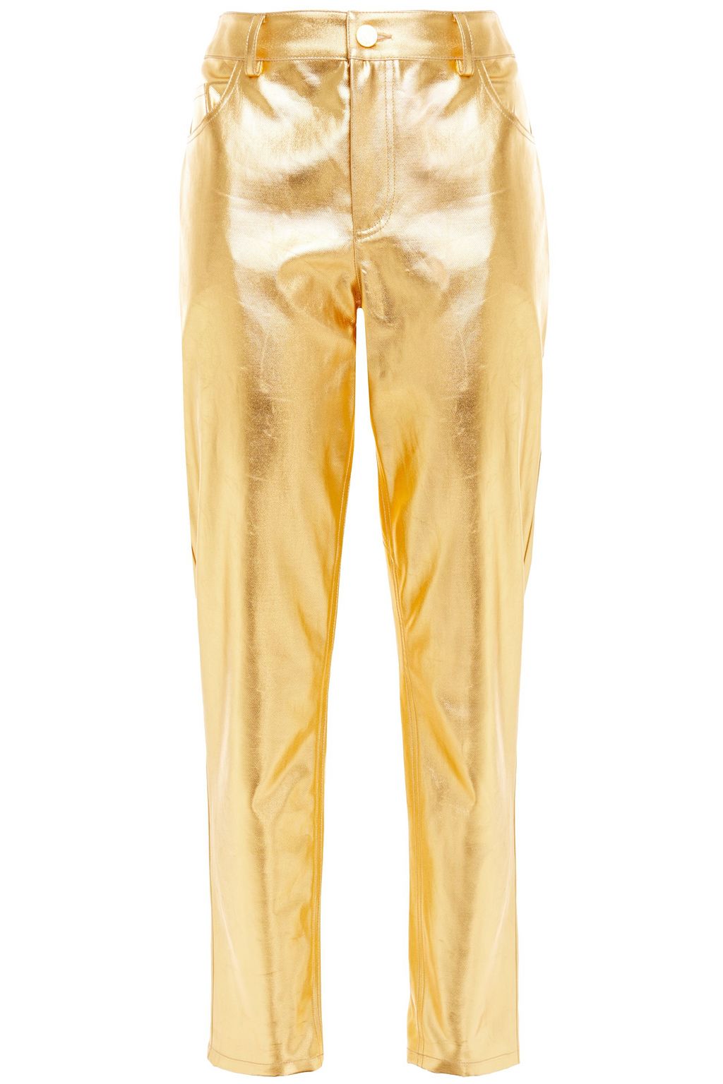 yellow straight leg jeans