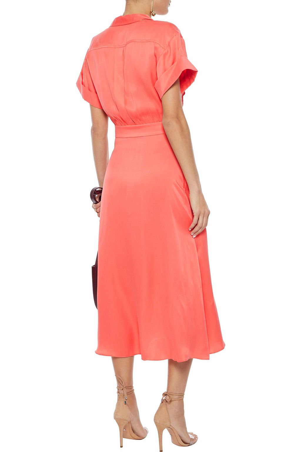 EQUIPMENT Orlenna washed silk-blend midi dress