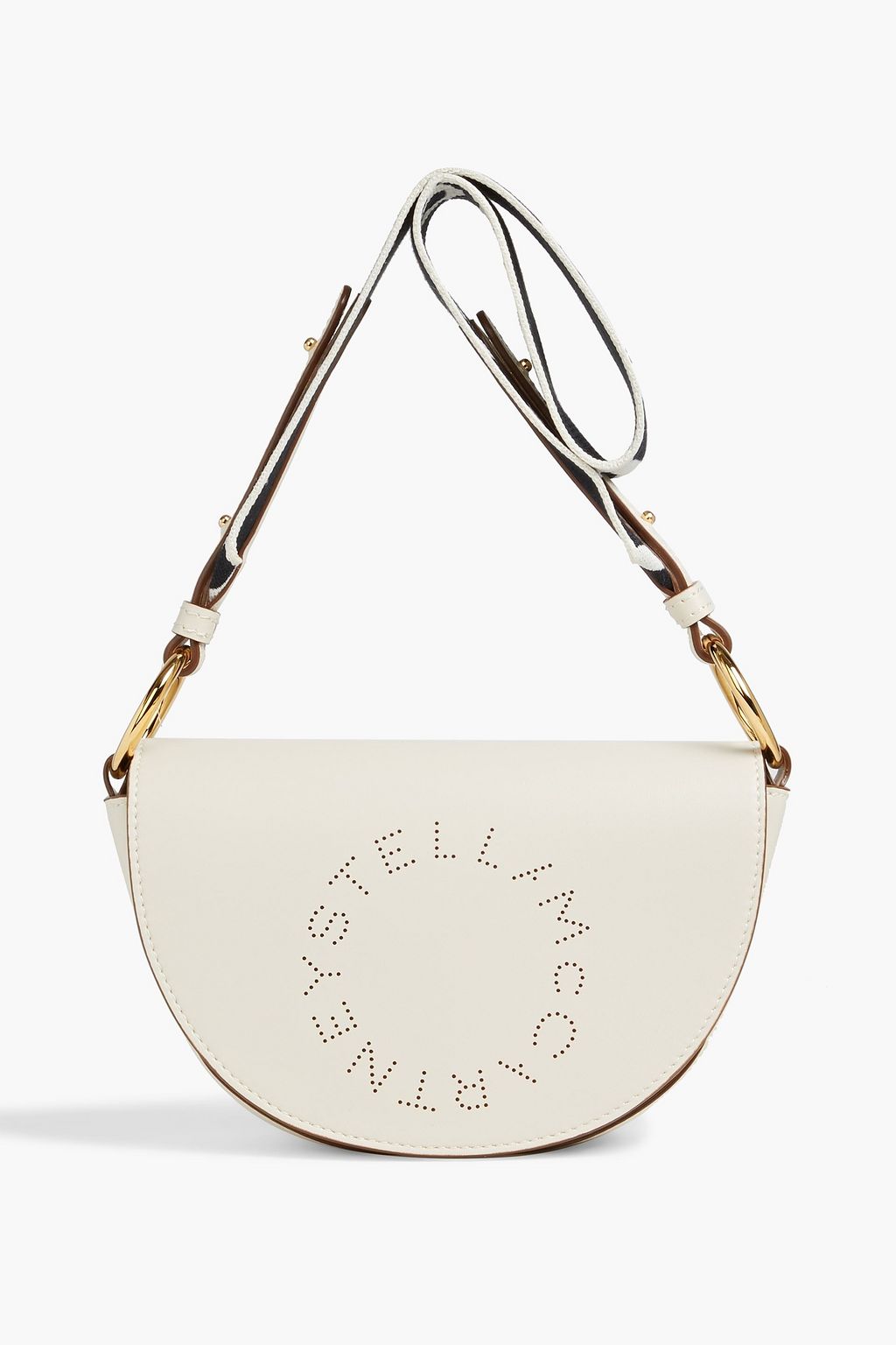 STELLA MCCARTNEY Marlee perforated faux leather shoulder bag | THE OUTNET