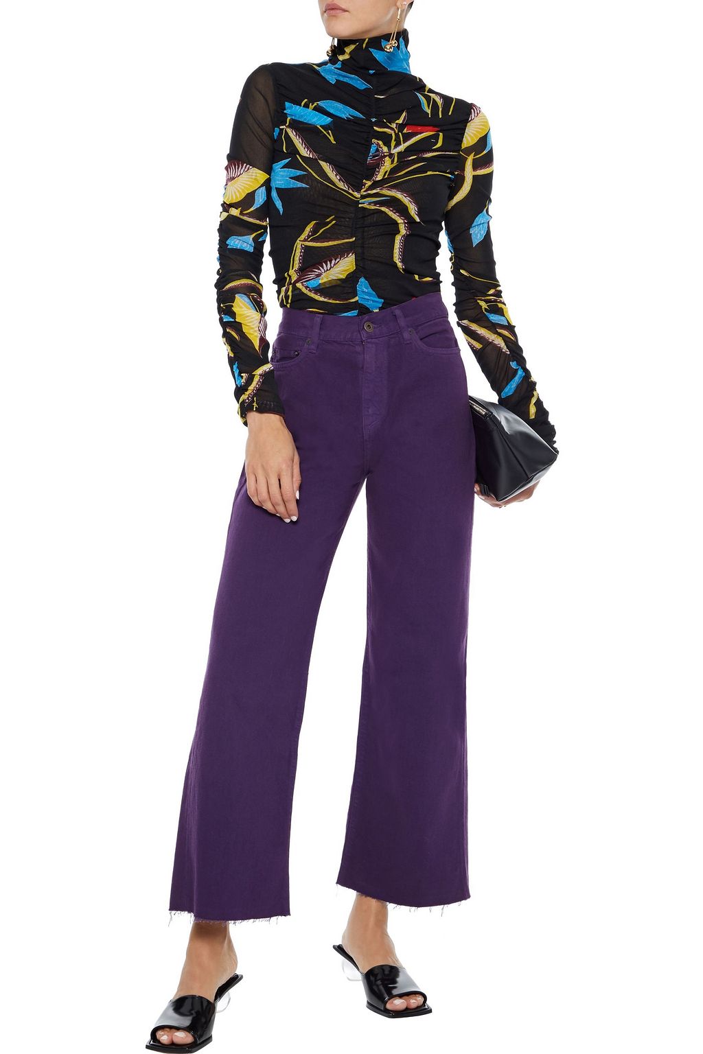 SIMON MILLER High-rise wide-leg jeans