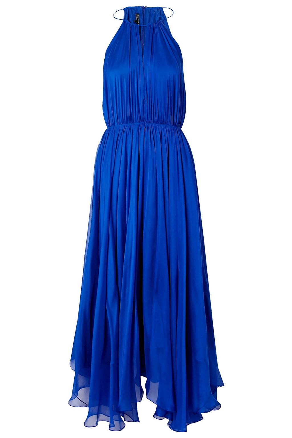 BURNETT NEW YORK Cutout gathered silk-chiffon maxi dress | Sale up to ...