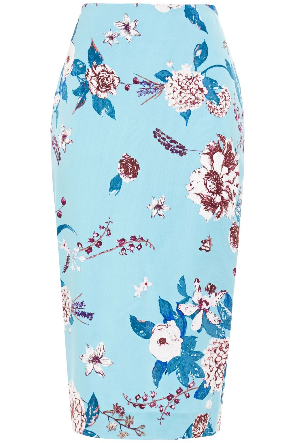 floral pencil skirt