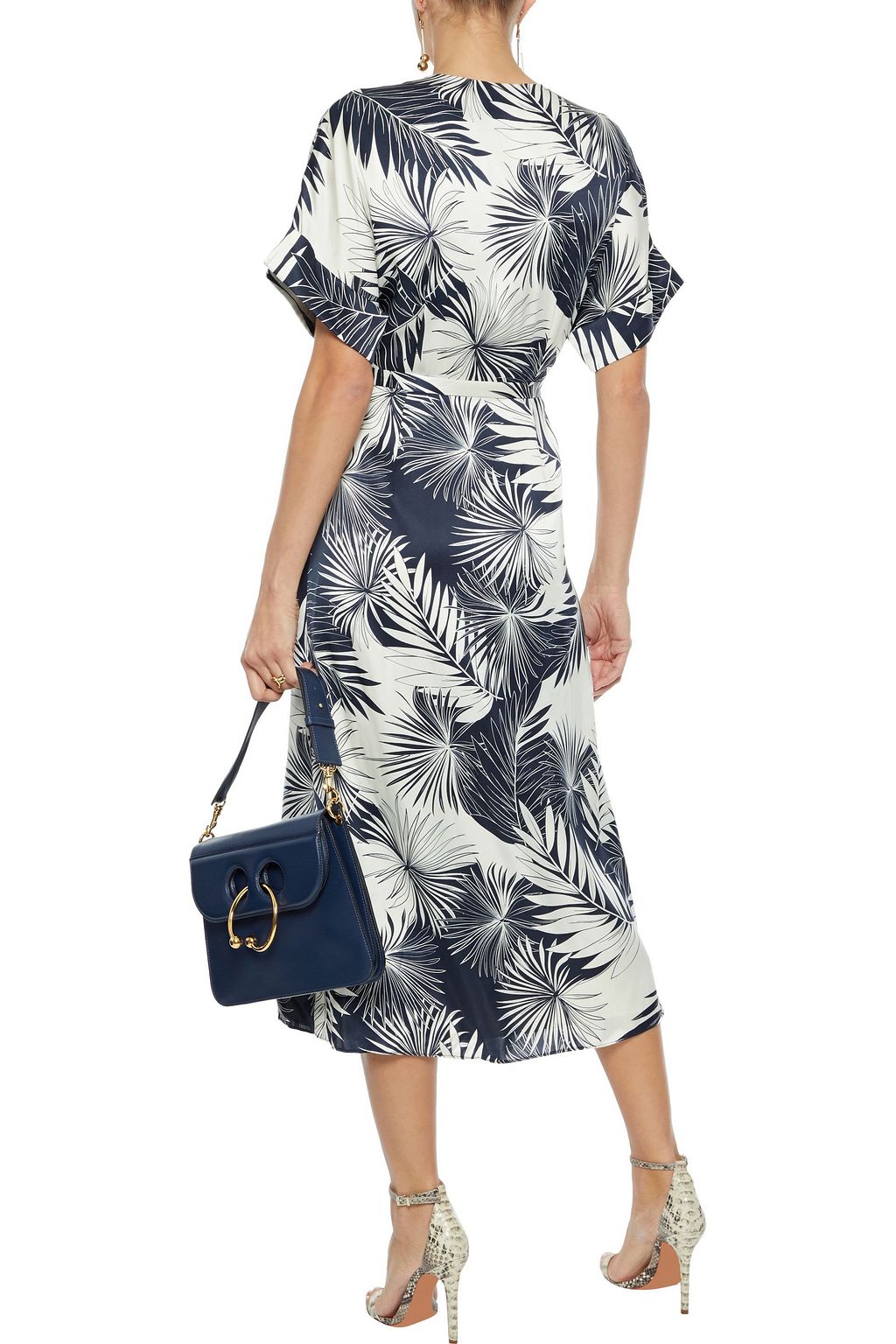 EQUIPMENT Tavine printed washed-silk midi wrap dress
