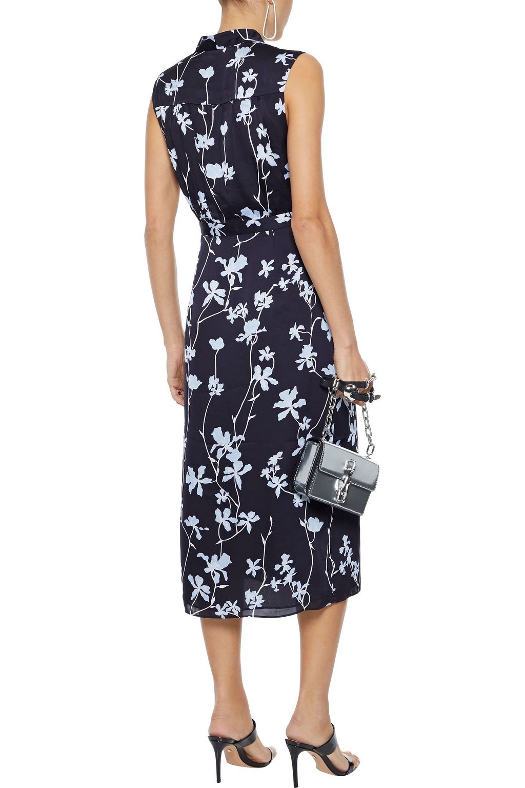 EQUIPMENT Femma wrap-effect floral-print chiffon midi dress