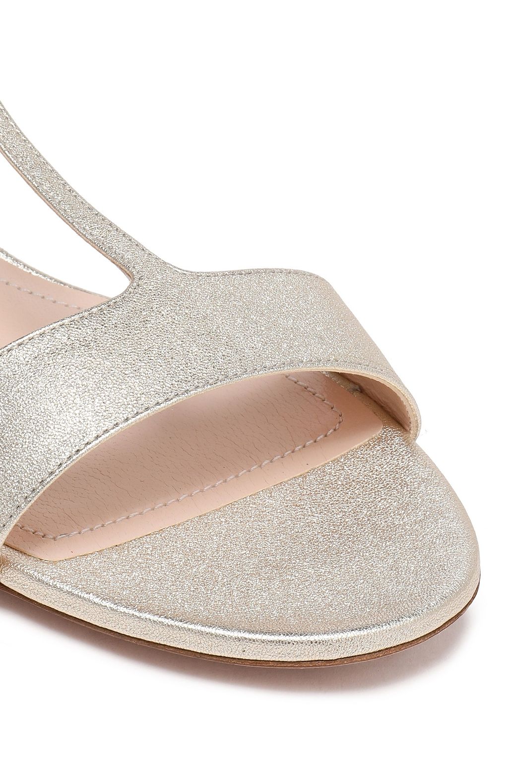 NICHOLAS KIRKWOOD Casati embellished metallic textured-leather sandals