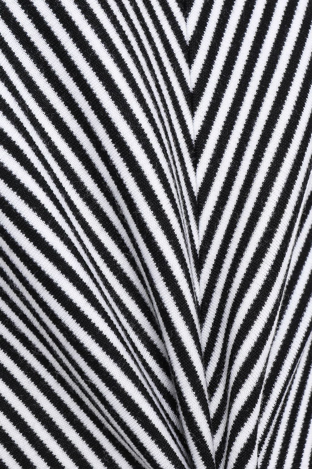 HAIDER ACKERMANN Striped wool turtleneck top