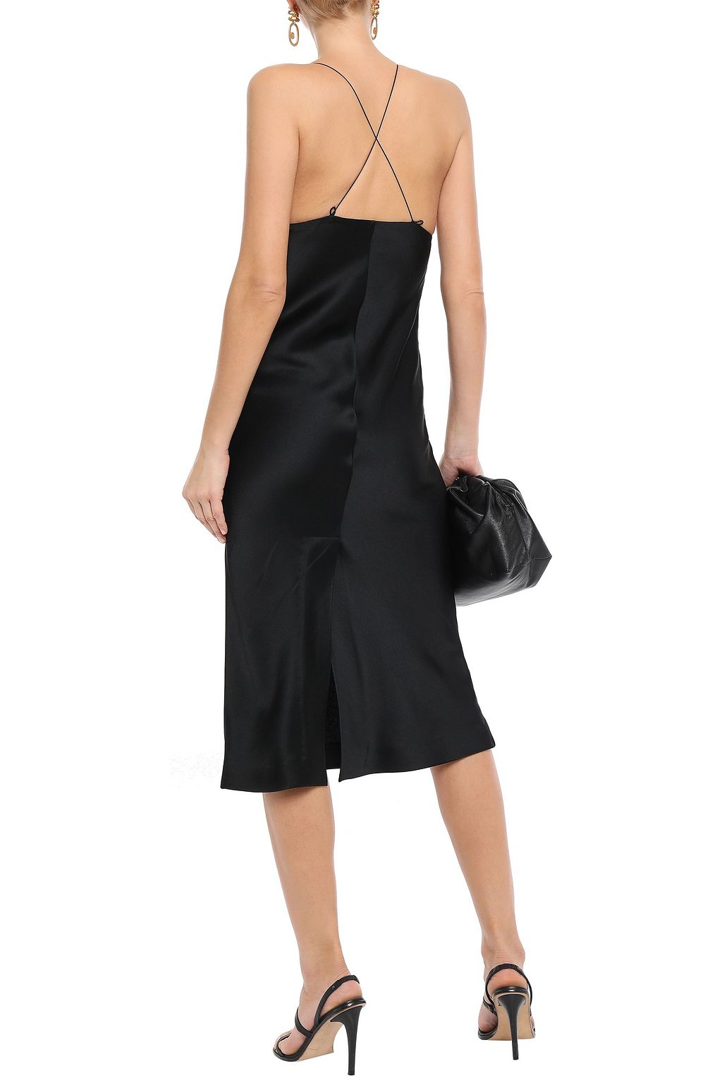 HAIDER ACKERMANN Satin-crepe midi slip dress