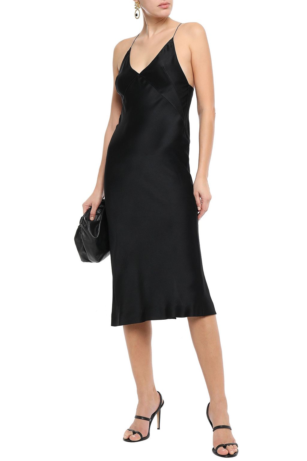 HAIDER ACKERMANN Satin-crepe midi slip dress