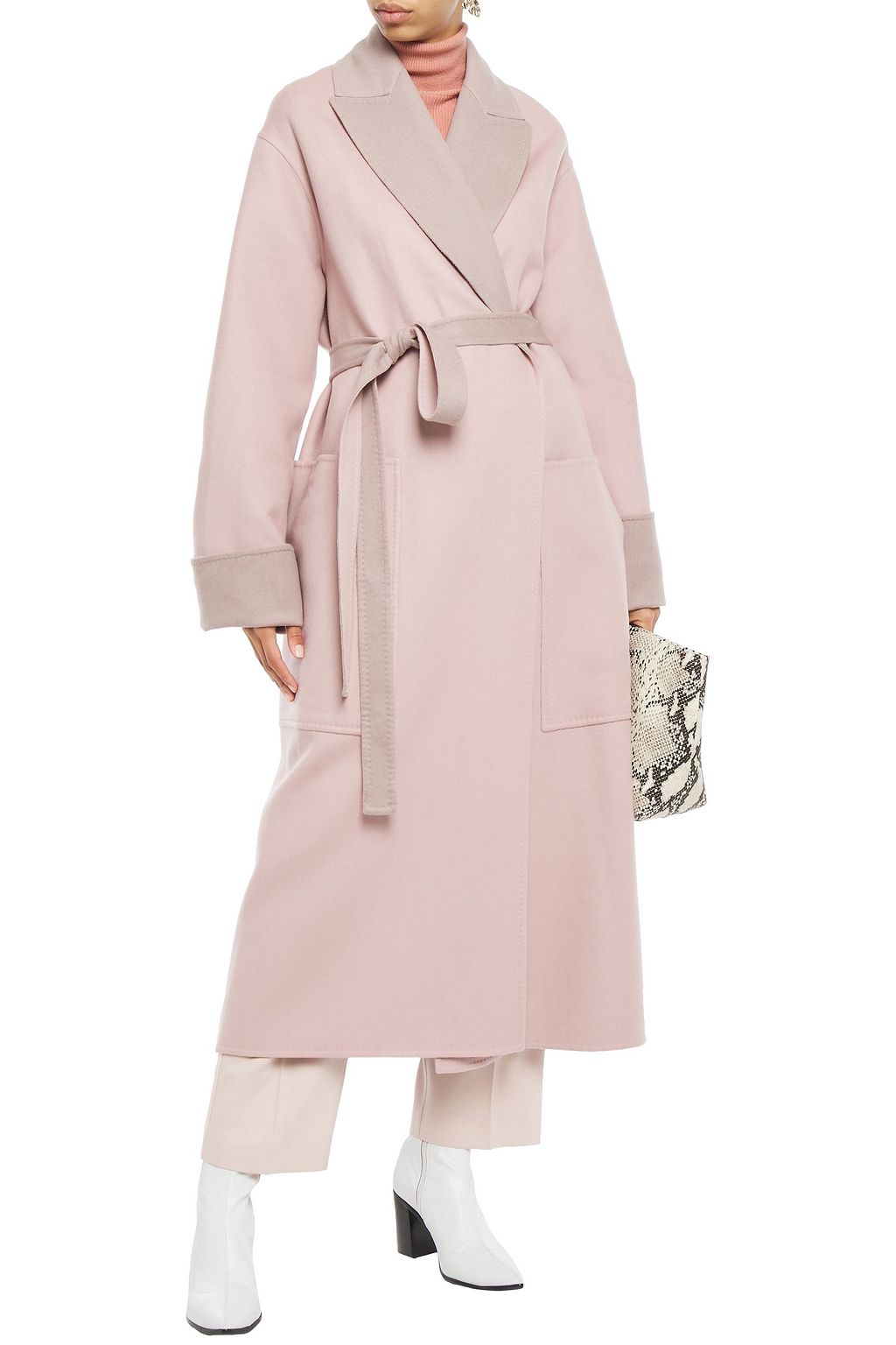 ROKSANDA Marley belted wool and cashmere-blend felt coat