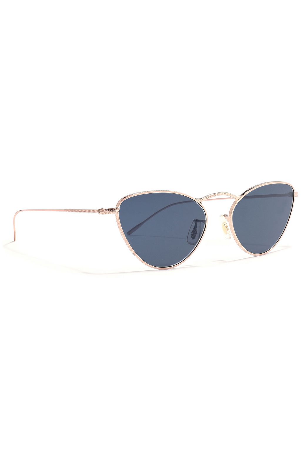 OLIVER PEOPLES Lelaina cat-eye gold-tone sunglasses