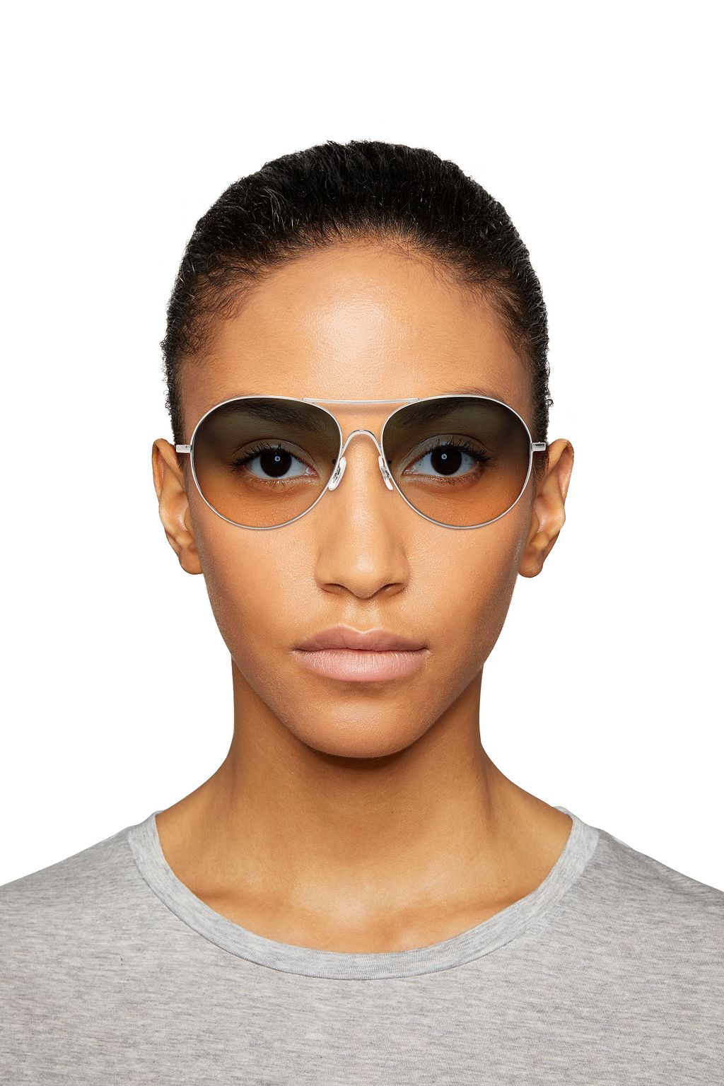 OLIVER PEOPLES Rockmore silver-tone sunglasses