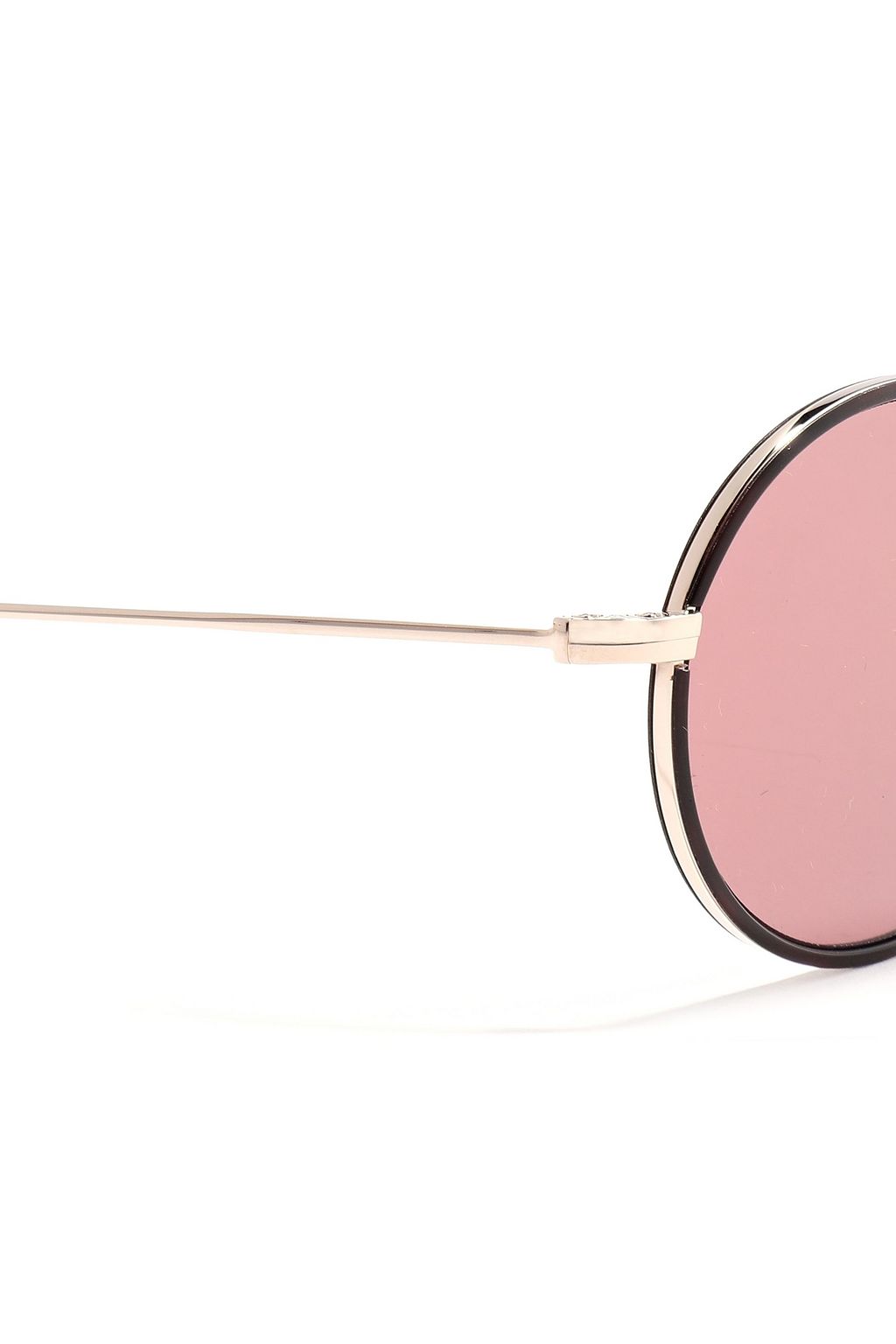 OLIVER PEOPLES Round-frame gold-tone sunglasses