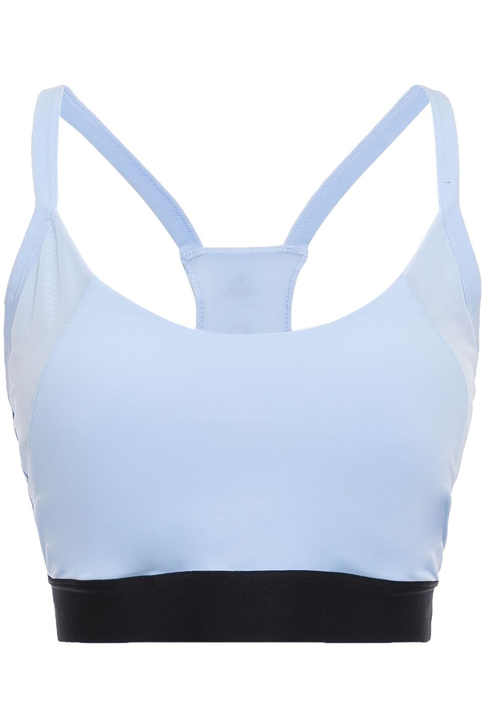 light blue sports bra