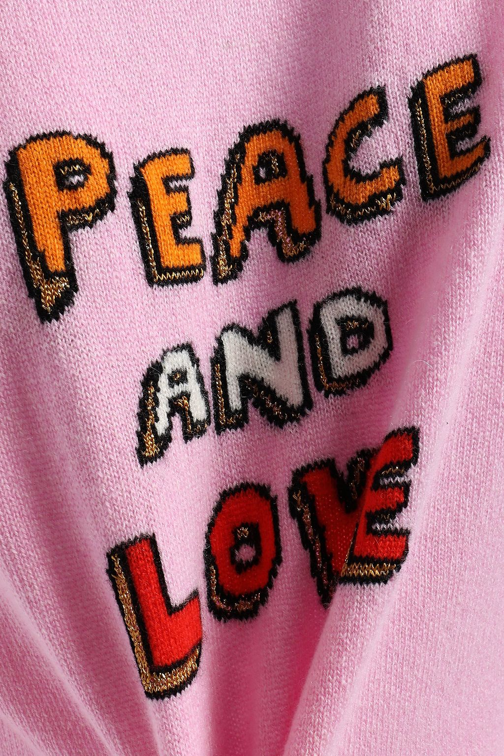 BELLA FREUD Intarsia cashmere-blend sweater