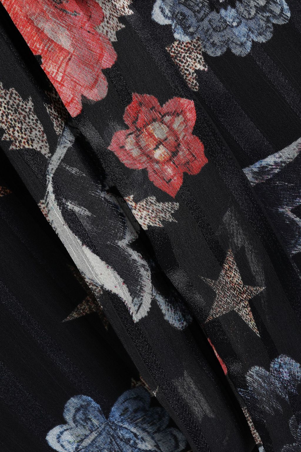 LILY AND LIONEL Printed chiffon blouse