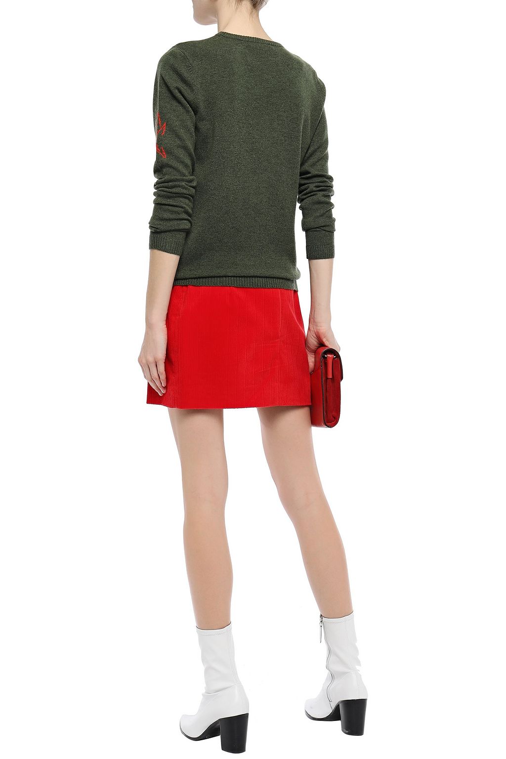 BELLA FREUD Cotton-corduroy mini skirt