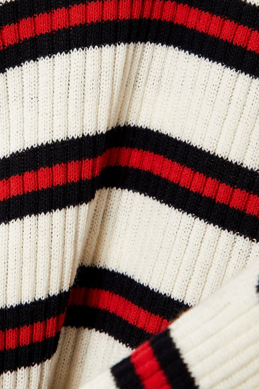 CHINTI & PARKER Striped ribbed cotton sweater