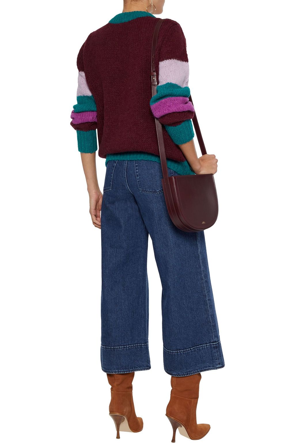 ANTIK BATIK Gina intarsia alpaca-blend sweater
