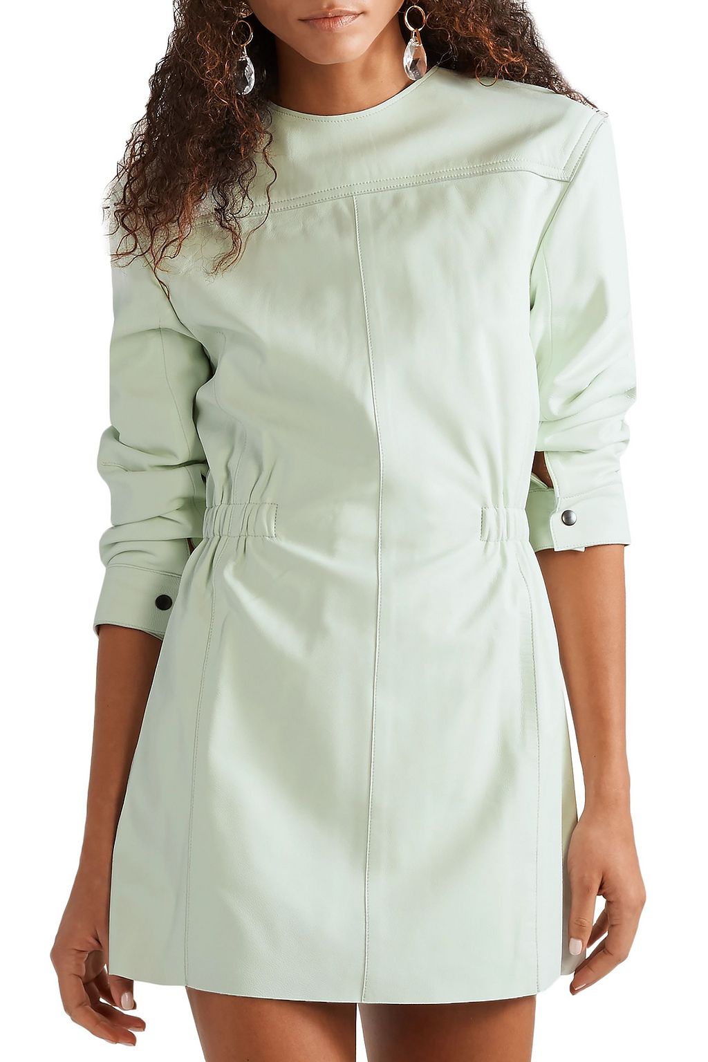 ISABEL MARANT Nevans leather mini dress