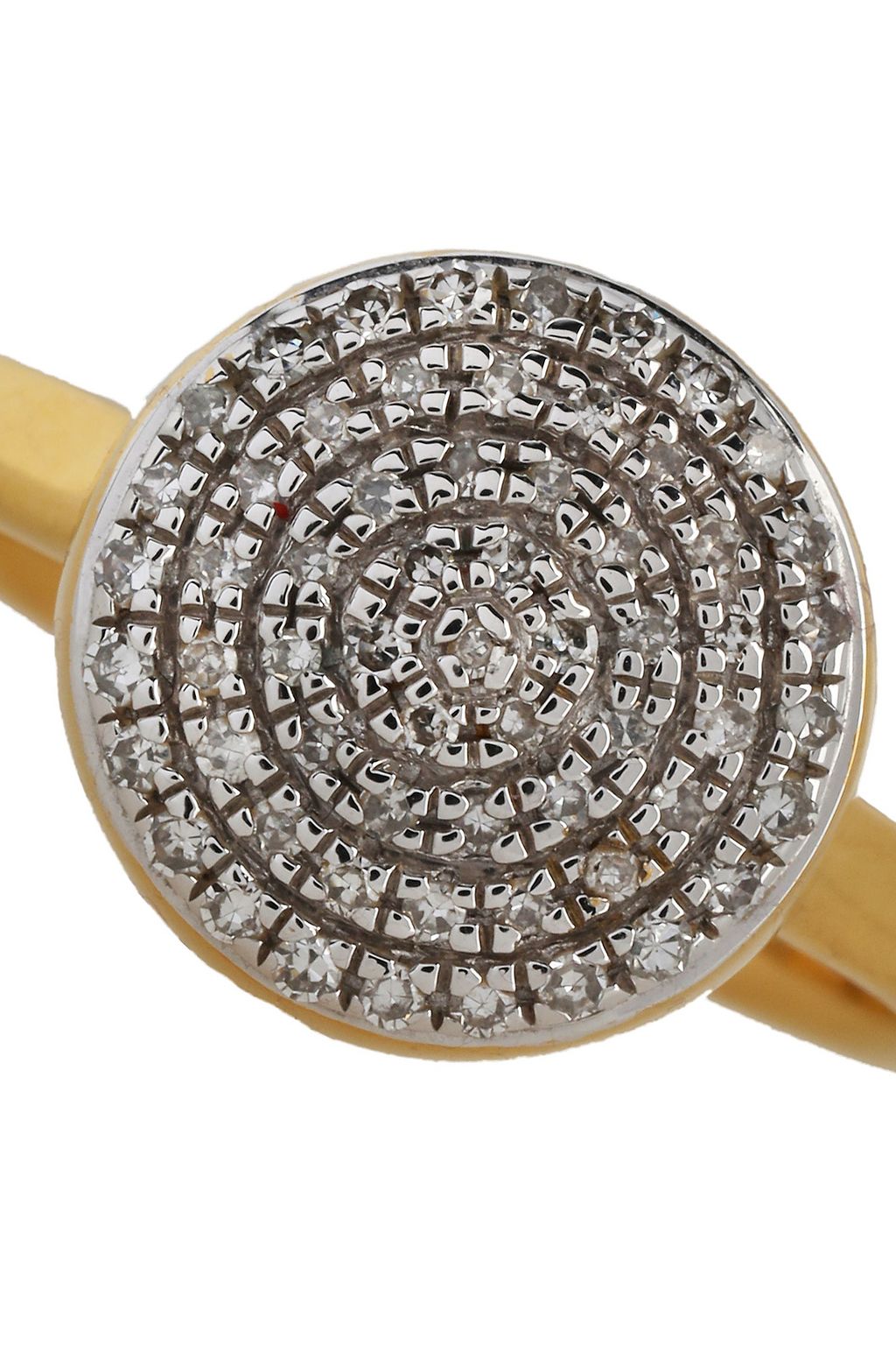 MONICA VINADER 18-karat gold vermeil diamond ring