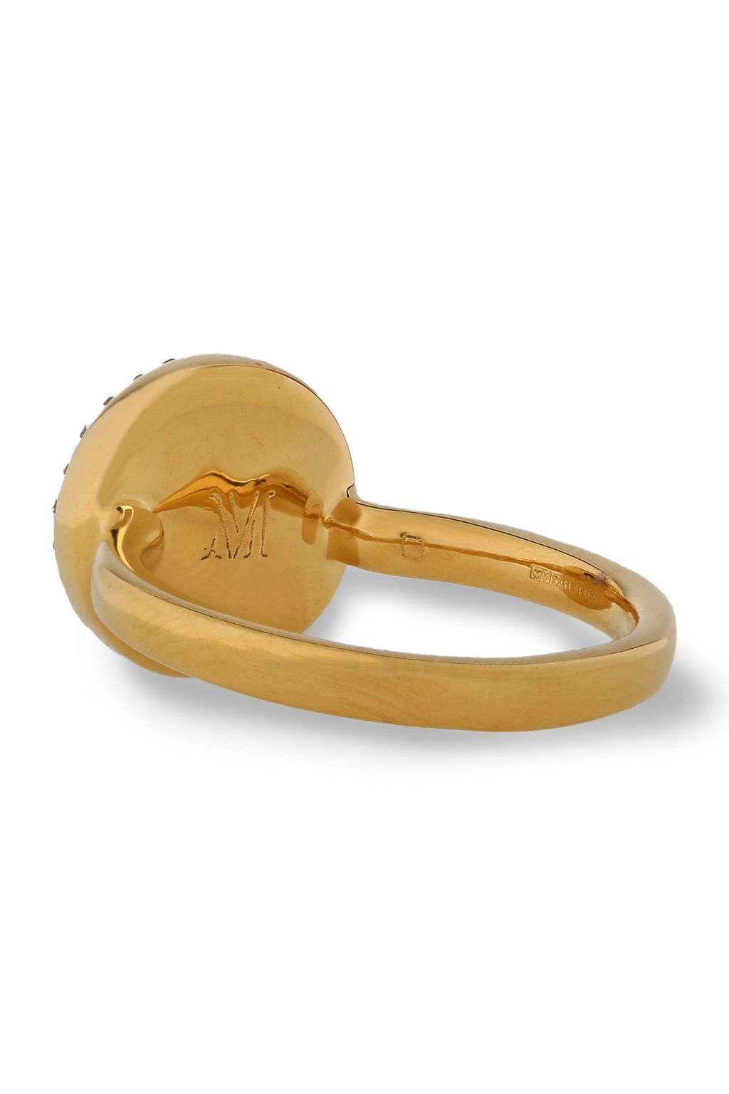 MONICA VINADER 18-karat gold vermeil diamond ring