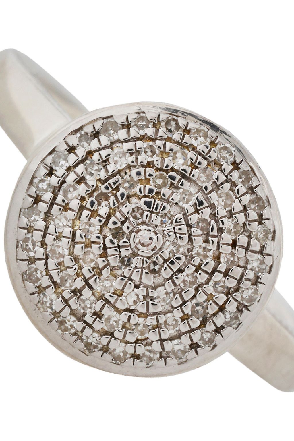 MONICA VINADER Sterling silver diamond ring