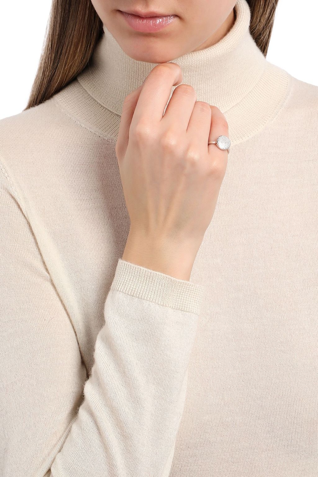 MONICA VINADER Sterling silver diamond ring