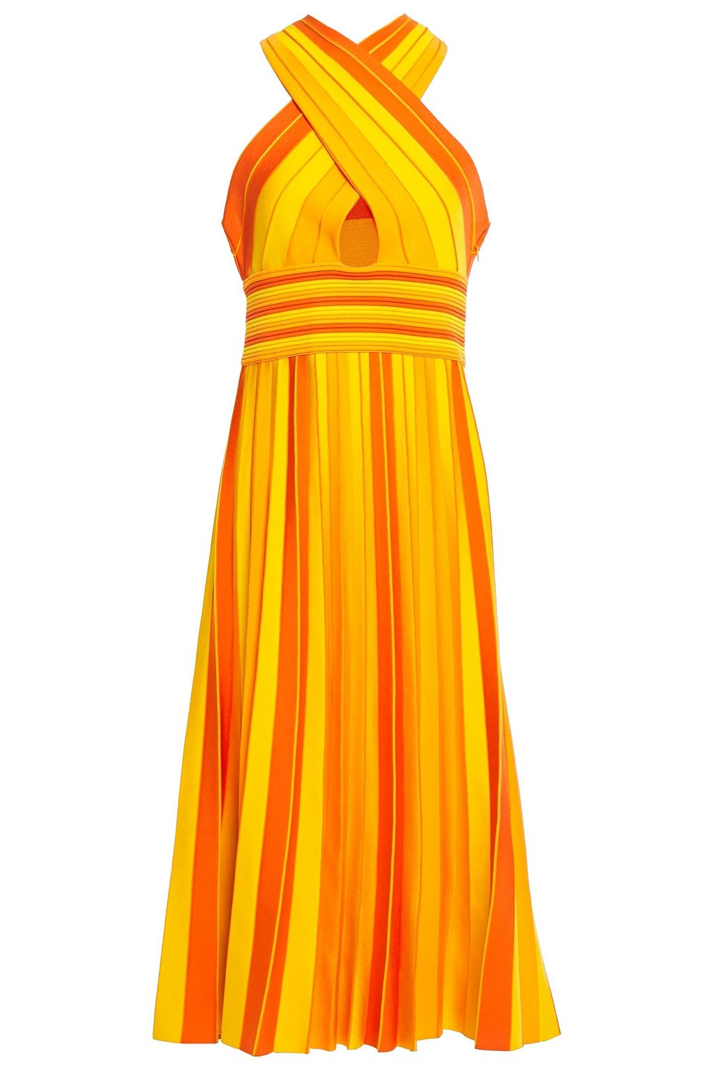 carolina herrera orange dress