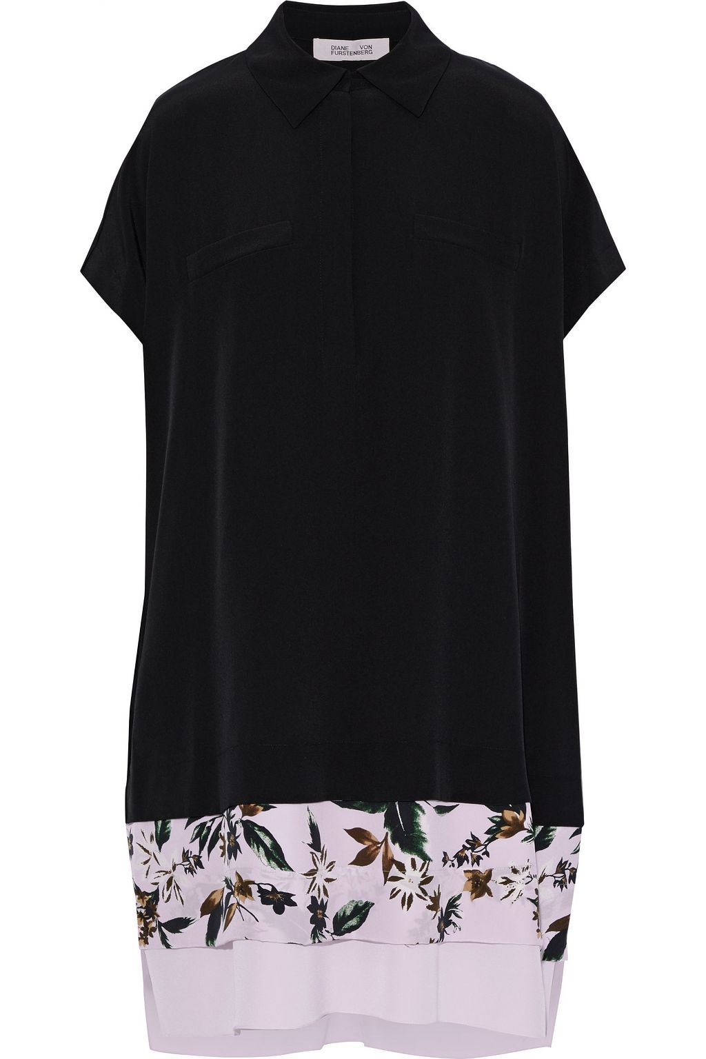 hatsu new silk crepe de chine shirt dress