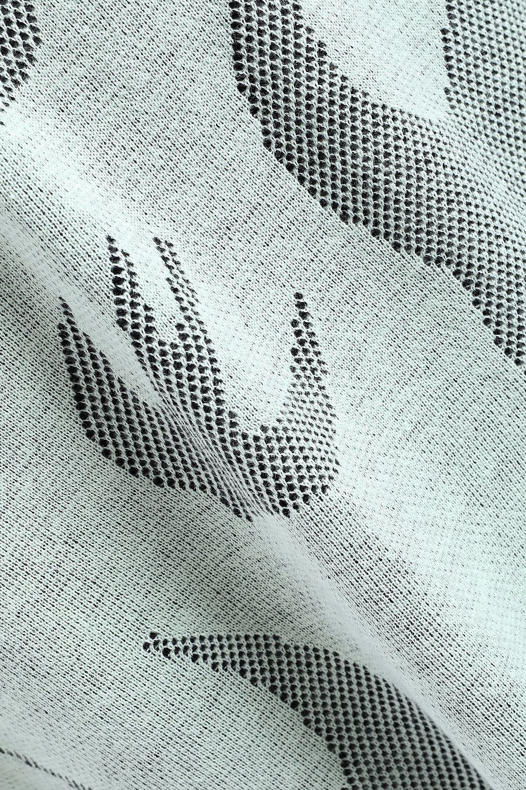 MCQ ALEXANDER MCQUEEN Jacquard-knit cotton mini dress